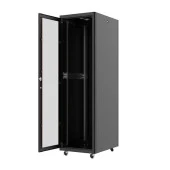 AGER 32U 600x800mm Dikili Tip Siyah Kabinet Vega AG-VB32U6080S1 Cam Kapak thumbnail 2