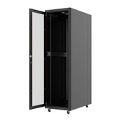 AGER 22U 600x1000mm Dikili Tip Siyah Kabinet Vega AG-VB22U6010S1 Cam Kapak - 2