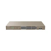 TENDA 24port 410W FULL PoE TEG1126P-24-410W GIGABIT 2X SFP Yönetilemez Switch thumbnail 1