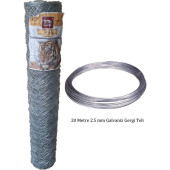 Hataş Teknik 120 cm x 20 Metre Bahçe Tel Örgü Bahçe Çiti Çevirme Teli 1.1 mm Kalınlığında - 1