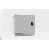 AGER 9U 600x600mm IP66 Dış Ortam Duvar Tipi Kabinet AG-OB09U6060B2-D-A-M1 Basic - 3