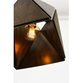 AVONNI AV-1641-1E Eskitme Kaplama Sarkıt, E27, Metal, Ahşap, 34cm - 2