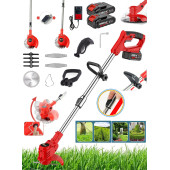Wacker Germany Tuwartz ASR 776 Series Çim Çalı Ot Biçme Tırpanı 3800 VF 20 AH Teleskopik Uzatmalı Çift Akülü - 1