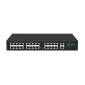 ODS 24port +2 UPLINK 300w FULL PoE 08ODS-24P2U1S-300 10/100 1X SFP Yönetilemez Switch - 1