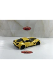 2017 Chevrolet Corvette Z06 Sarı*1:24 Ölçek - 5