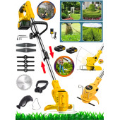 Wacker Germany Stella ASR 776 Series Çim Çalı Ot Biçme Tırpanı 3800 VF 20 AH Teleskopik Uzatmalı Çift Akülü - 1