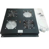 AGER Dikili Tip 2li Termostatlı Siyah Fan Modülü VG-F2T-A-S1 - 2