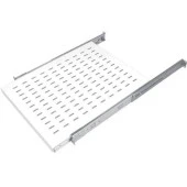 AGER Dikili Tip 19" 1U D800mm için Hareketli Beyaz Raf Modülü Ağır Hizmet Tipi AA-HRR80-A-B1 - 1