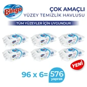 Bingo Pratik Yüzey Temizlik Havlusu Beyaz Sabun 96x6 (576 YAPRAK) thumbnail 2