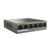 TENDA 6port 63w 4port PoE TEF1106P-4-63W 10/100 Yönetilemez Switch Masaüstü - 2