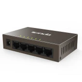 TENDA 5port TEF1005D 10/100 Yönetilemez Switch Metal Kasa - 3