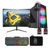 Gaming Pc intel i5 3470 (3.Nesil) 8Gb Ddr3 256Gb Ssd 4Gb Gt740 23.8" Oyun Bilgisayarı thumbnail 1