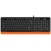 A4 TECH FK10 USB Q Trk Siyah/Turuncu Multimedya Klavye - 1
