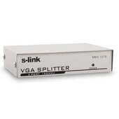 S-LINK 4port MSV-1415 2x 15pin DSub 1920x1440 150mhz Vga,Video Splitter thumbnail 1