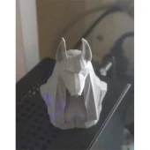 Antik Mısır Anubis Biblo Büst Beyaz 12 Cm - 2