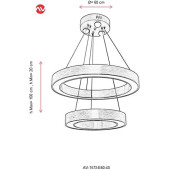 Avonni 1573 Modern Avize, 125 w, Eskitme - 2