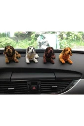 KAFA SALLAYAN 3 Adet Kafa Sallayan Köpek 17x9x7 cm Farklı Renklerde - 1