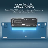 Gamepower Gasket Elite X RGB Wireless/Bluetooth/Kablolu Mekanik Hot-Swap Yağlı Switch Gasket Gaming Klavye - 6