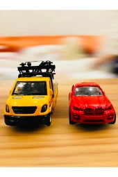 Die Cast Oyuncak Metal Arabalı Çekici Araç thumbnail 2