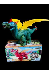 Sesli Işıklı Resimli Hareketli Çift Başlı Dinazor thumbnail 3