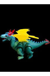 Sesli Işıklı Resimli Hareketli Çift Başlı Dinazor thumbnail 4