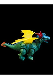 Sesli Işıklı Resimli Hareketli Çift Başlı Dinazor thumbnail 5