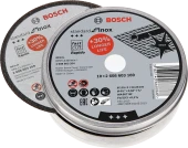 Bosch Kesme Diski(Taş)Paslanmaz Çelik Standard Seri Düz Inox 115*1,0mm - Rapido 10'lu - 2