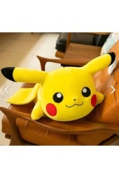 Sevimli Yumuşak Ithal Kumaş Pikachu Pòkemon Peluş Oyuncak 25 Cm - 1