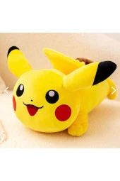 Sevimli Yumuşak Ithal Kumaş Pikachu Pòkemon Peluş Oyuncak 25 Cm - 4