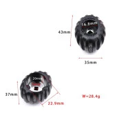 KRAKEN Tüp Vana El Çarkı Tokmak ABS, HN01 thumbnail 3