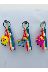 Unicorn 3d Anahtarlık Oyuncak Ve Çanta Aksesuarı - 2