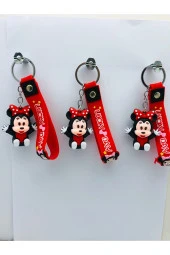Minnie Mouse 3d Anahtarlık Oyuncak Ve Çanta Aksesuarı - 2
