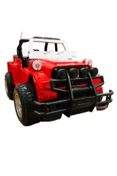 Uzaktan Kumandalı 1:16 Jeep arazi Süper Cross kırmızı thumbnail 2