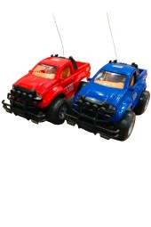 Uzaktan Kumandalı 1:16 Jeep Süper Cross kırmızı thumbnail 6