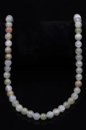 Yeşil Oniks Doğal Taş Dizi 8 mm Küre Kesim thumbnail 2