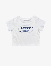 Luck You Kadın Crop Tişört - 1