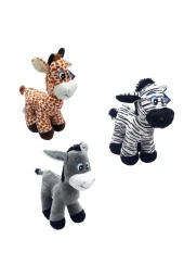 Halley Asorti Peluş Eşek Zebra Zürafa 30 Cm 62896 thumbnail 1