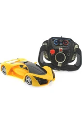 Uzaktan Kumandalı Direksiyonlu Şarjlı Spor Araba Full Fonksiyon 1:18 Ölçek thumbnail 4