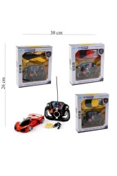 Uzaktan Kumandalı Direksiyonlu Şarjlı Spor Araba Full Fonksiyon 1:18 Ölçek thumbnail 5