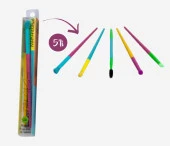 Naturalove Göz Makyaj Fırça Seti 5li - 1