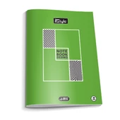 a4 boy plastik kapak 60  yaprak çizgili defter kenarı kırmızı çizgili 1 adet newstyle - 5