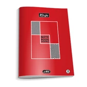 a4 boy plastik kapak 60  yaprak çizgili defter kenarı kırmızı çizgili 1 adet newstyle - 6