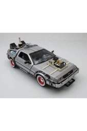 Scntoys Oyuncak Back The Future Iıı Model Araba Geleceğe Dönüş Arabası 3 Model  Klasik Araba - 7