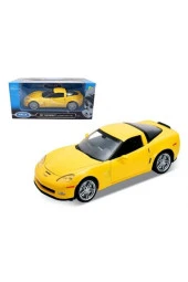 Chevrolet Corvette 2007 Model 1/24 Ölçek Diecast Model Araba - 4