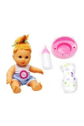 Melis Türkçe Konuşan Altını Islatan Oyuncak Et Bebek Seti 34 cm - 1