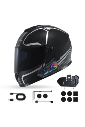 Kask Intercom Bluetooth Kulaklık Y10 Bluetooth Motosiklet Kulaklık 5.0 Motosiklet Kulaklık - 2