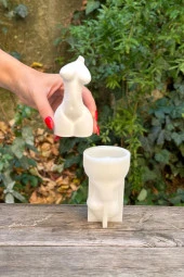 Kadın İnce Bel Silikon Mum Kalıbı thumbnail 3