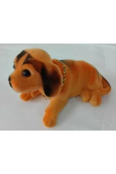 3 Adet Kafa Sallayan Köpek Araç İçi Aksesuar 17x9x7 cm Farklı Renklerde - 2