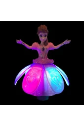 Angel Girl Sesli Işıklı Dans Eden Şarkı Söyleyen Etekleri Açılıp Kapanan Prenses Oyuncak - 2