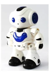Uzaktan Kumandalı Robot Türkçe Sesli Işıklı Hareketli Pilli Oyuncak Akıllı Robot Dans Eden Robot - 3